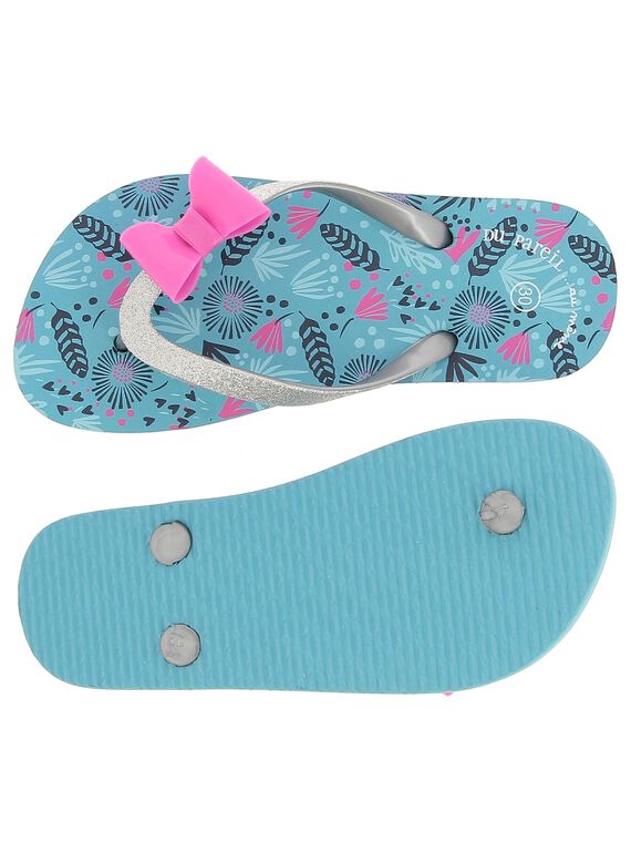 Girls' flip flops CFTONGBOW / 18SK35Z2D01202