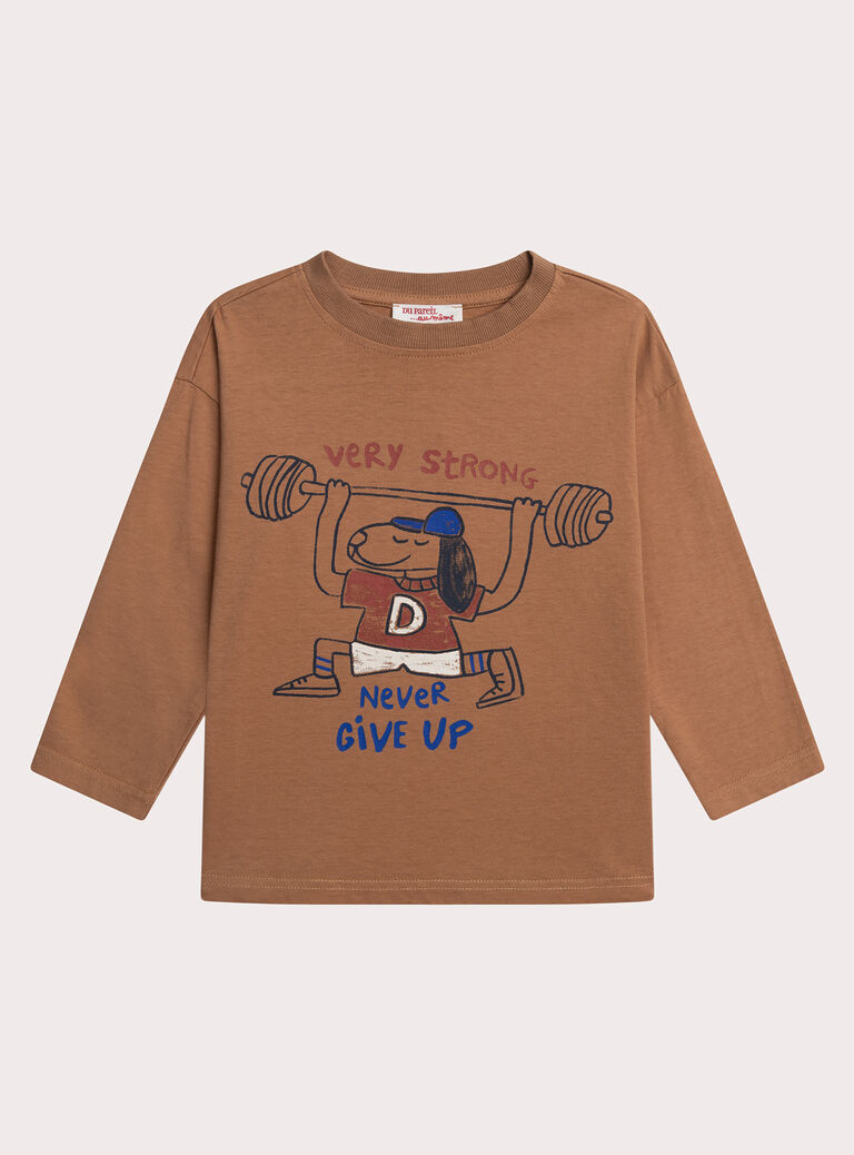 Beige TEE SHIRT LS XOBLUTEE1 / 25W902N4TMLI814