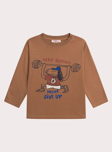 Beige TEE SHIRT LS XOBLUTEE1 / 25W902N4TMLI814