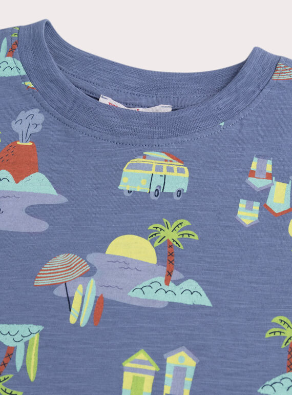 Navy TEE SHIRT SS WOTATI3 / 25S902U1TMCC202