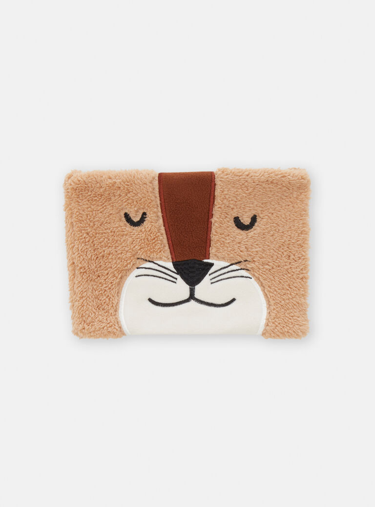 Boy's beige snood SYOGROSNO5 / 23WI02O4SNOI814