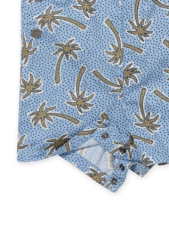 Baby boy pistachio green and blue outfit NUSANENS / 22SG10S1ENS610