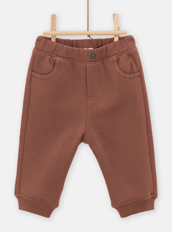 Baby boy brown pants TUCRIPAN1 / 24SG10L2PANI815