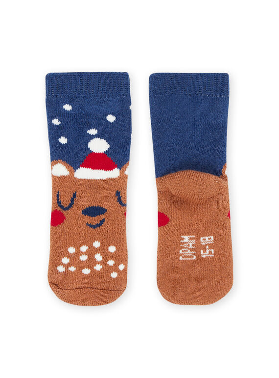 Christmas print socks PYUNOCHO / 22WI10V1SOQ070