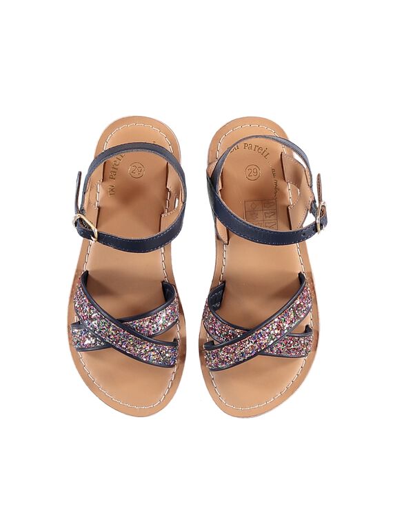 Navy Sandal JFSANDGLIT / 20SK35Z3D0E070