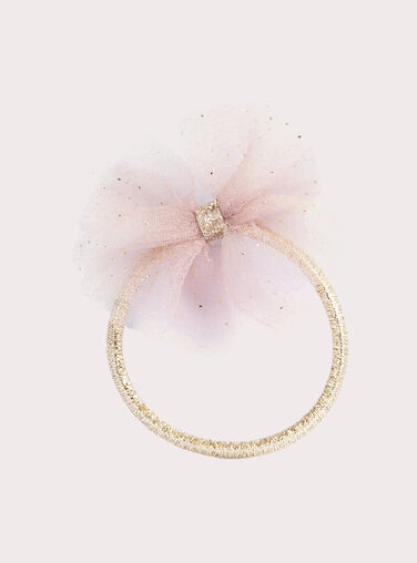  Set of pink tulle elastics and barrettes for girls
 VYAJOELA9 / 24WI01L4ELAK008