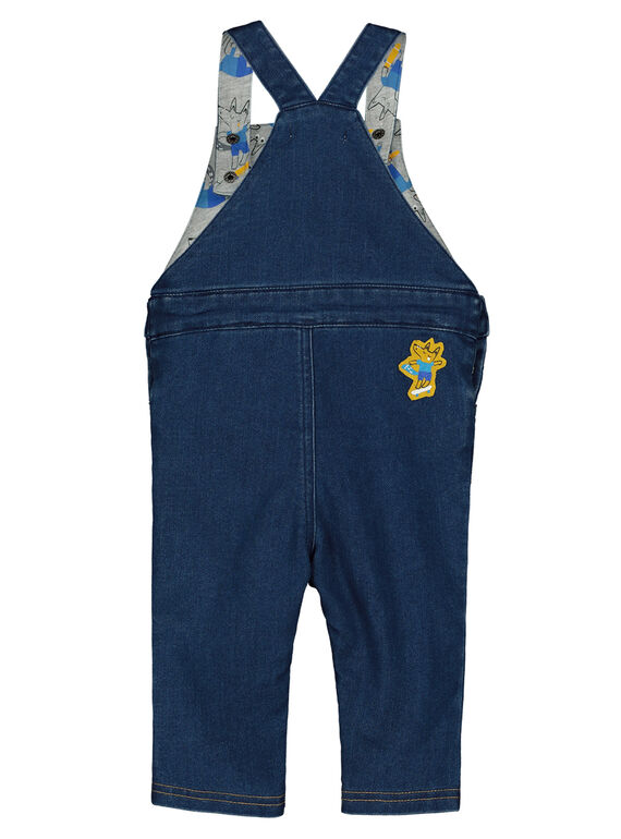 Baby boys' denim long dungarees GUBLESAL / 19WG1091SALP274