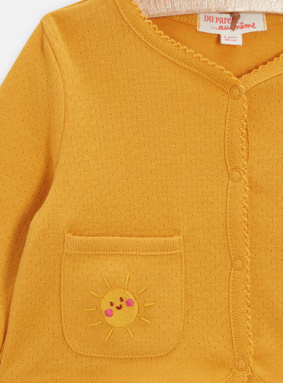 Yellow CARDIGAN TILICAR / 24SG09T1CAR107