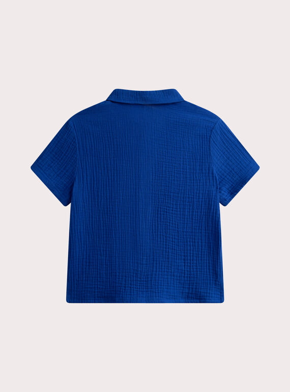 Blue SHIRT WOBOSHIRT / 25S902R1CHMC238