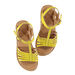 Girls' smart patent leather sandals