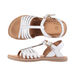 Girls' smart patent leather sandals