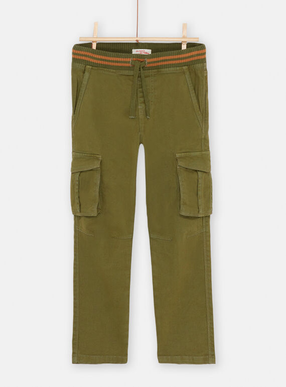 Boy's Khaki Cargo Pants SOJOPAMAT3 / 23W902M2PANG631