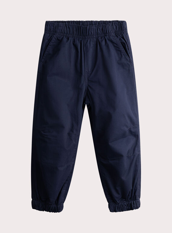 Navy mesh lining pants for boys  VOKOPAN / 24W90231PAN705