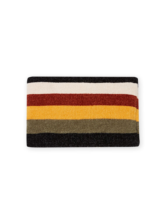 Boy's striped chenille snood MYOGROSNO6 / 21WI0268SNO809