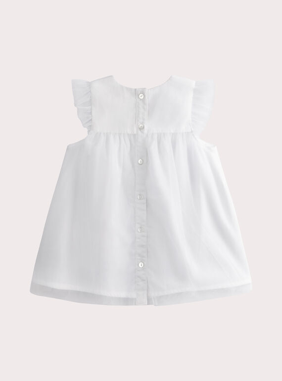 White DRESS WIMAROB2 / 25SG0963ROBA015