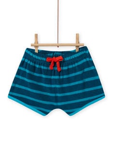Baby boy blue and turquoise beach outfit LUPLAENS2 / 21SG10T1ENS202