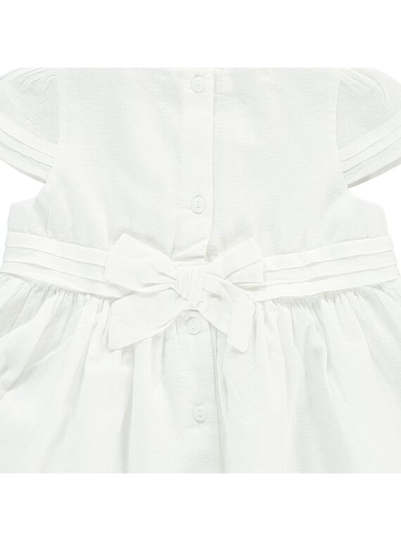 Baby girls' formal dress and bloomers CICEROB3 / 18SG09M3ROBA001