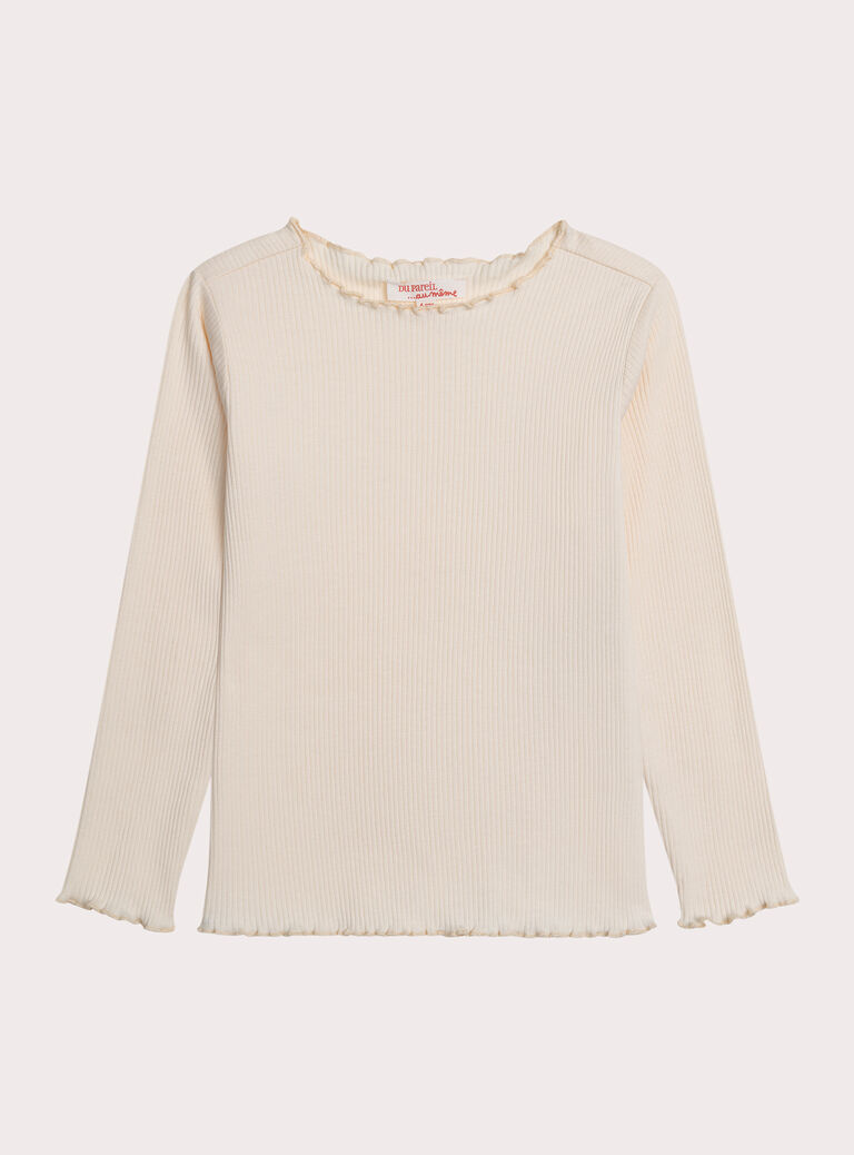 Dark off white TEE SHIRT LS XAJOTEE8 / 25W901F6TML003