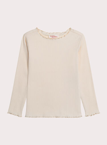 Dark off white TEE SHIRT LS XAJOTEE8 / 25W901F6TML003