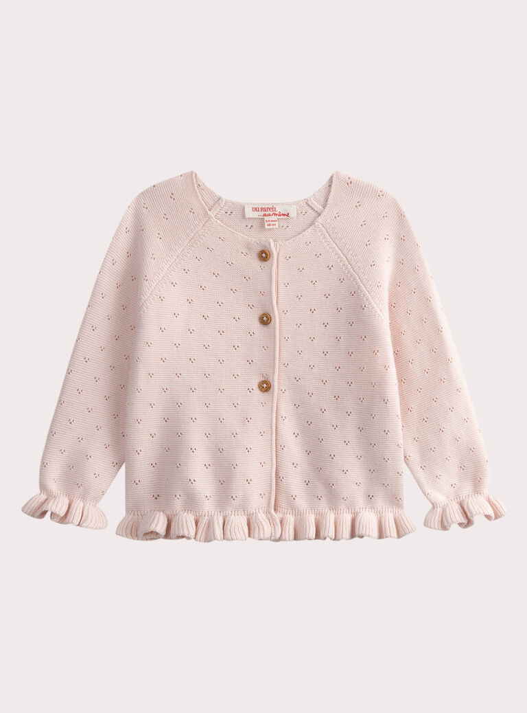 Pink CARDIGAN WIMACAR1 / 25SG0962CARD310