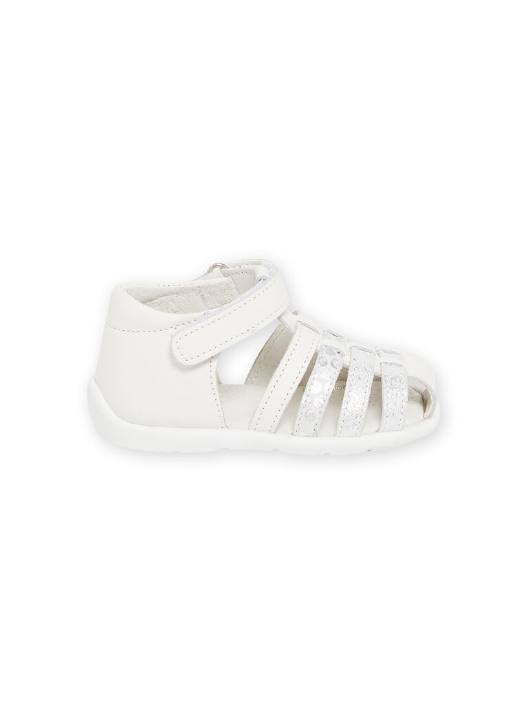 White sandals baby girl NISANDBIANCA / 22KK3746D0E000