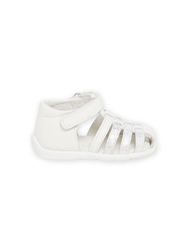 White sandals baby girl NISANDBIANCA / 22KK3746D0E000