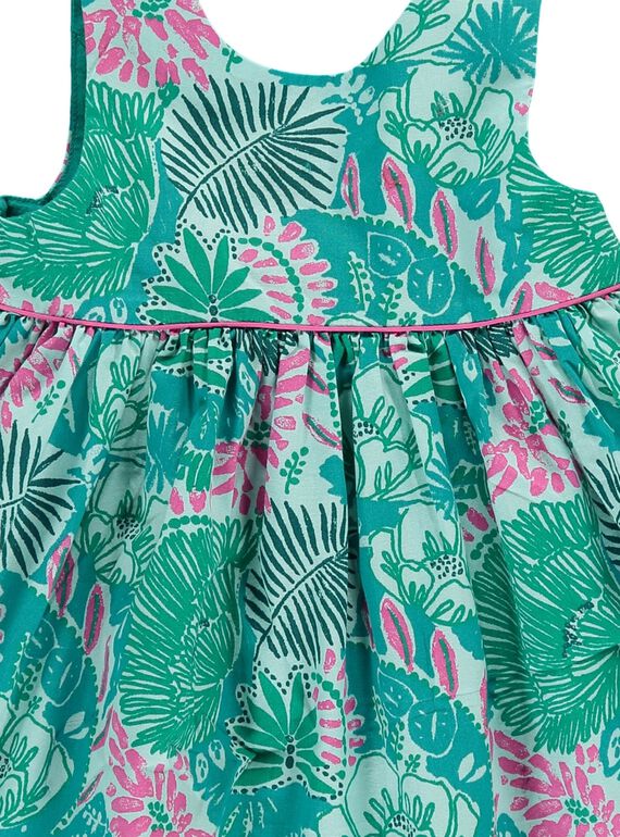 Baby girls' sleeveless dress CIDOUROB2 / 18SG09J2ROB099