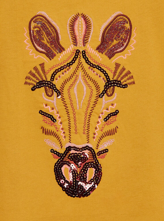 Yellow T-shirt JADUTI2 / 20S901O2TMCB107