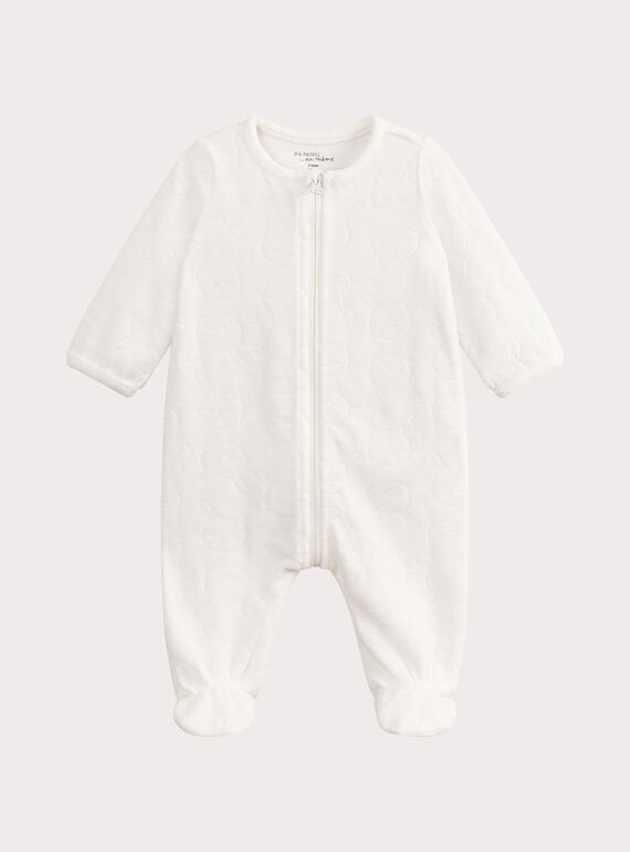 Off white BABYGROW VOU1GRE6 / 24WF05C4GRE001