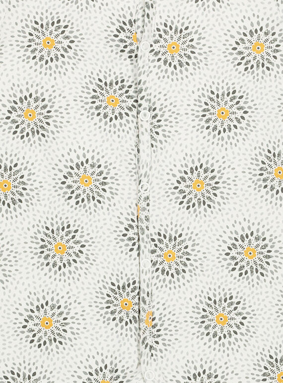 Unisex babies' printed sleepsuit GOU1GRE2 / 19WF0511GRE001