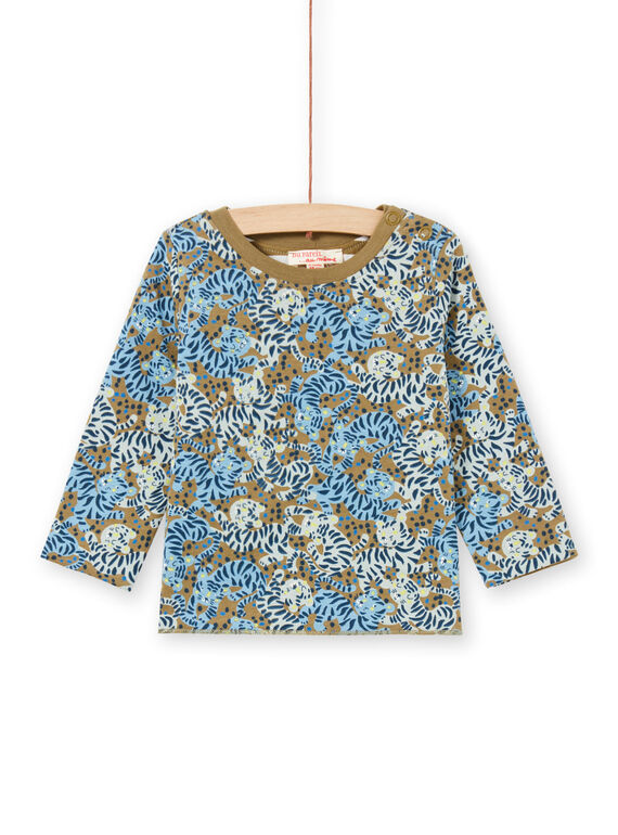 Baby Boy Reversible Long Sleeve T-shirt MUKATEE2 / 21WG10I3TML604