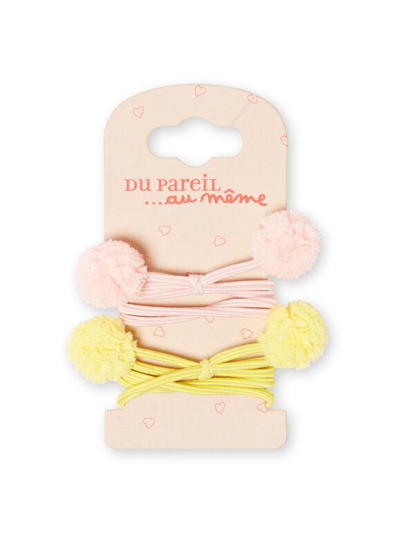 Set of 2 elastic bands for children and girls LYAJAUELA / 21SI0175ELA307