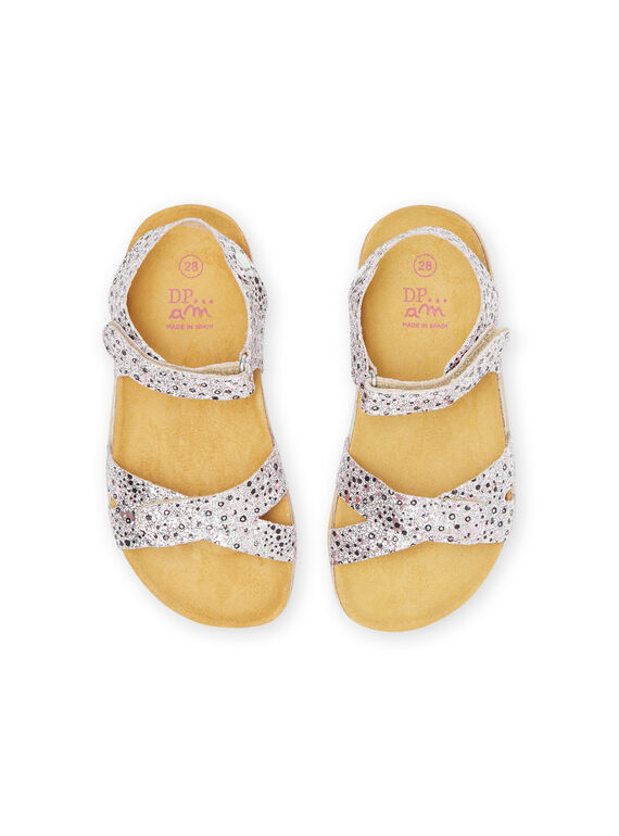 Purple sandals child girl NANUEMILIE / 22KK354ED0E320