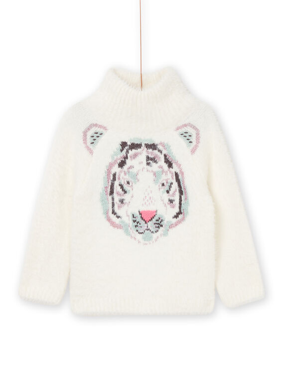 Sweater with tiger jacquard pattern PAREPULL / 22W901T1PUL003