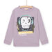 Purple animation skull and crossbones long sleeve sweatshirt