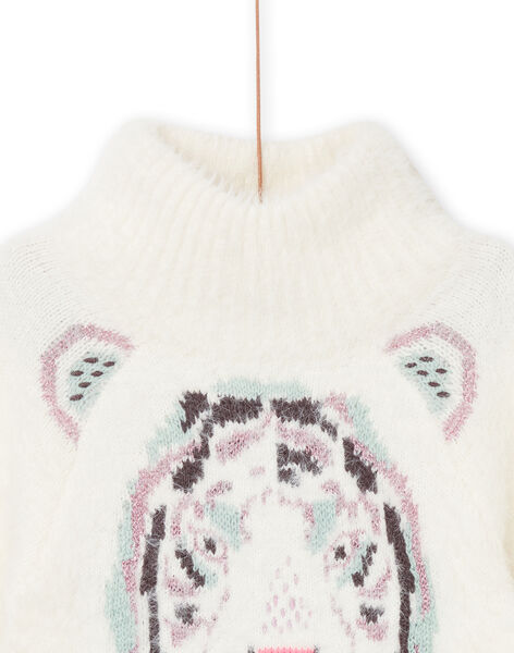 Sweater with tiger jacquard pattern PAREPULL / 22W901T1PUL003