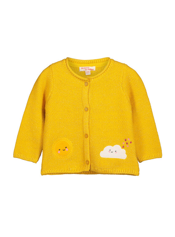 Baby girls' knit cardigan FILICAR / 19SG0921CAR103