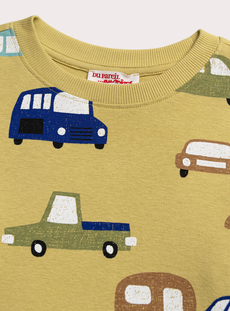 Straw yellow TEE SHIRT LS XOCOTEE2 / 25W902O2TML104