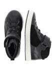 Boys' leather city trainers DGBASIQUE / 18WK36T9D3F090