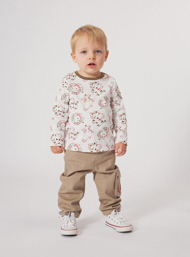 Off white TEE SHIRT LS XUJATEE3 / 25WG10M4TML001