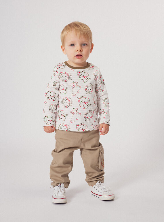 Off white TEE SHIRT LS XUJATEE3 / 25WG10M4TML001