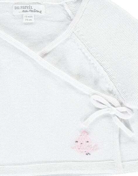 Baby Girls Wrapover Cardigan For Newborn Matiere Principale 100 Coton For Sale On Dpam E Shop