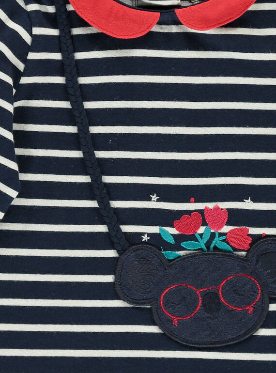 Baby girls' fancy long-sleeved T-shirt DITRIBRA / 18WG09D1BRA099