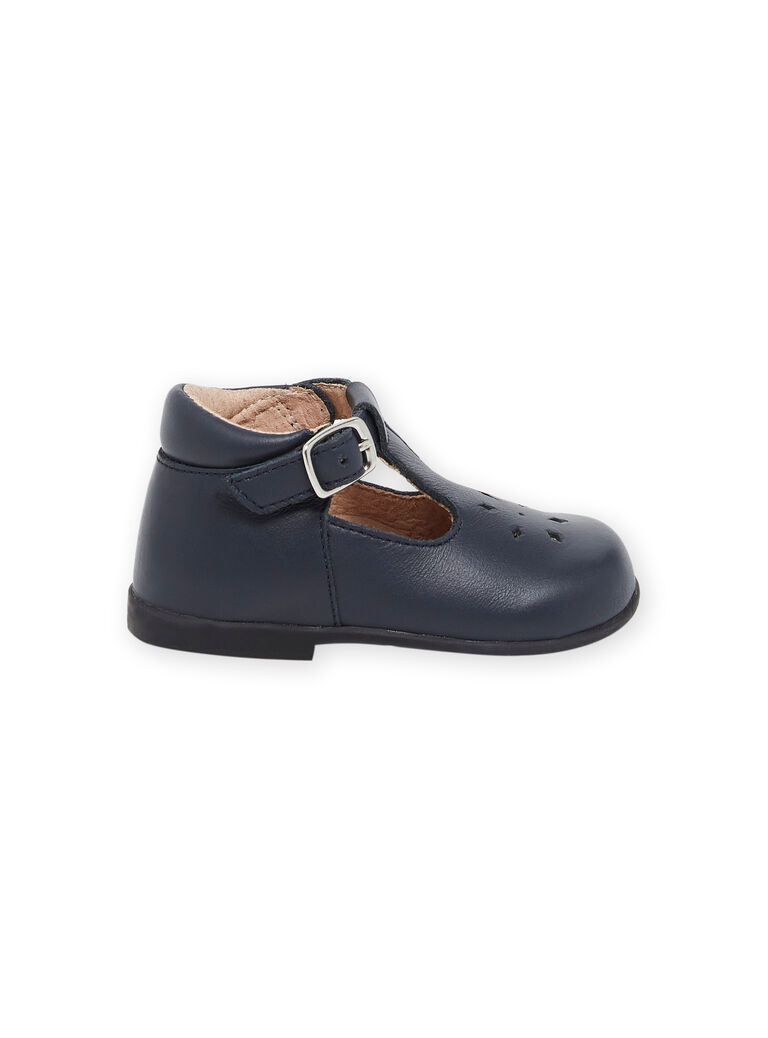 Navy blue smooth leather pumps Navy blue smooth leather pumps PISALMIXTE / 22XK37B1D13070