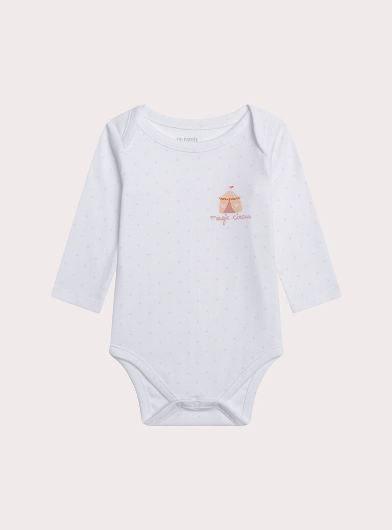 White UNDERWEAR BODY XEFIBODCIR / 25WH1345BDL000