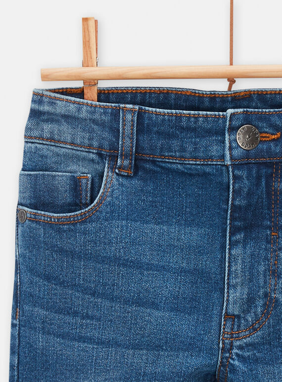 Boy's medium denim jeans TOESJEREG3 / 24S902V1JEAP274
