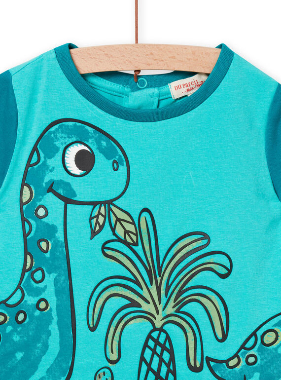 baby boy turquoise outfit NUPLAENS1 / 22SG10K1ENS202