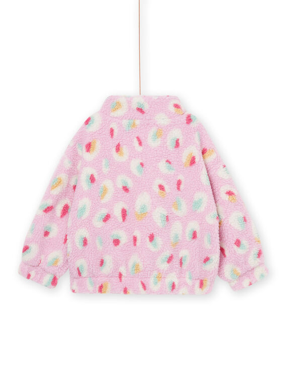 Fleece jacket with fancy print PARECAR1 / 22W901T1CAR320