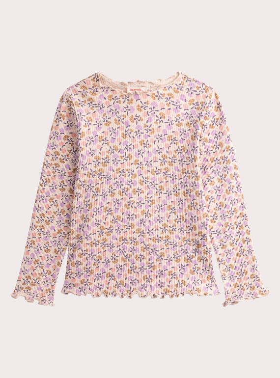 Pink TEE SHIRT LS WAJOTEE3 / 25S901K1TMLD319