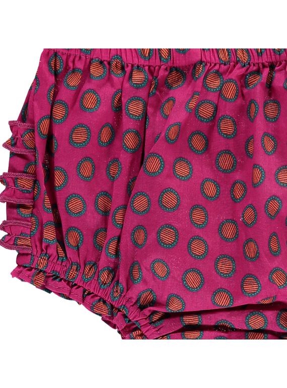 Baby girls' bloomers CIJOBLOO10 / 18SG09S4BLR099